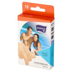 Matopat Aqua Stop Wodoodporne plastry 18 sztuk