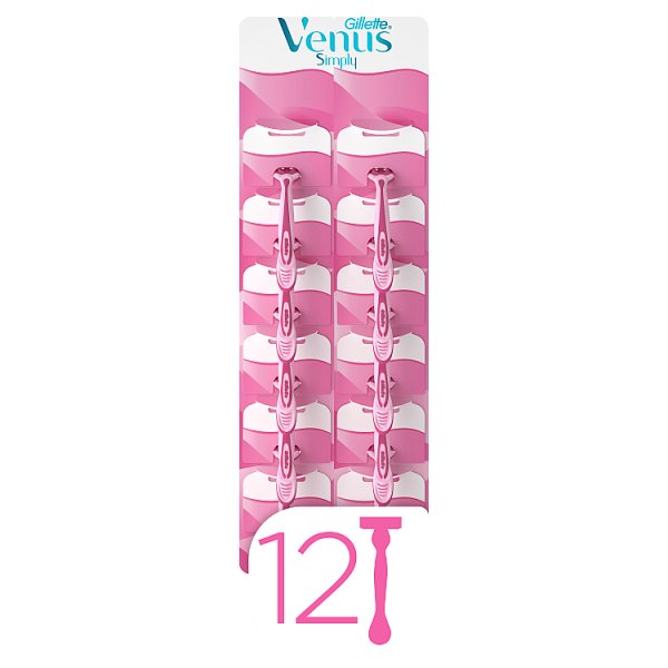 Gillette Venus Comfort Smooth Maszynki Jednorazowe Do Golenia, Opakowanie 12 Sztuk