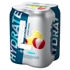 Lech Hydrate Piwo bezalkoholowe o smaku liczi i cytryny 2 l (4 x 0,5 l)