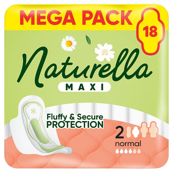 Naturella Classic Normal rozmiar 2 Podpaski ze skrzydełkami, × 18