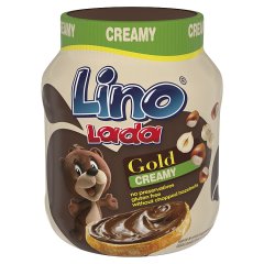 Lino Lada Gold Creamy Krem do smarowania z orzechami laskowymi i kakao 350 g