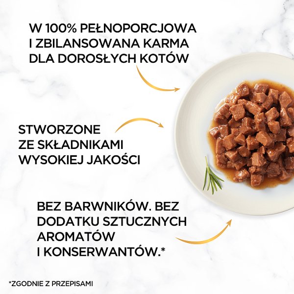 Gourmet Gold Karma dla kotów podwójna przyjemność wołowina i kurczak 85 g