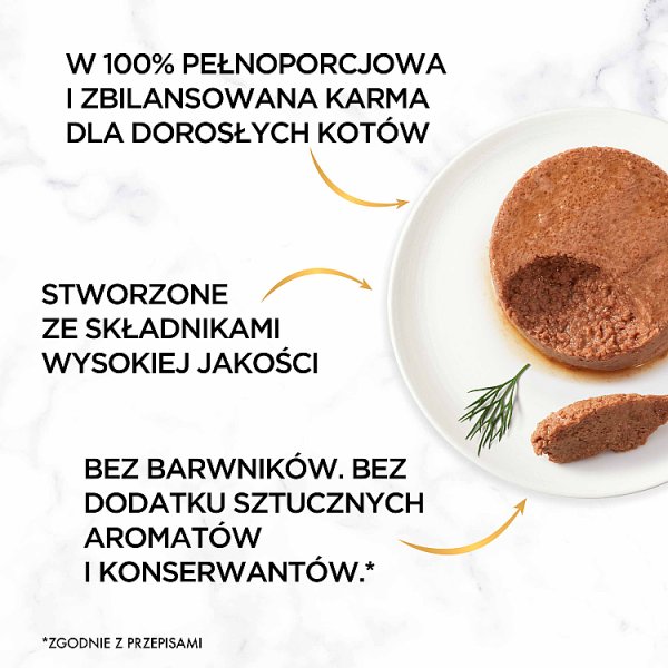 Gourmet Gold Karma mokra dla dorosłych kotów mus z łososiem 85 g