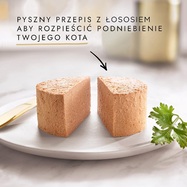 Gourmet Gold Karma mokra dla dorosłych kotów mus z łososiem 85 g