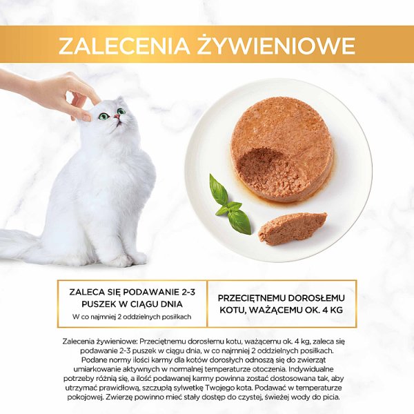 Gourmet Gold Karma mokra dla dorosłych kotów mus z łososiem 85 g