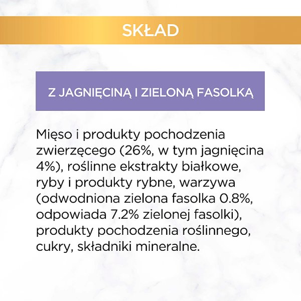 Gourmet Gold Karma dla kotów savoury cake z jagnięciną i zieloną fasolą 85 g