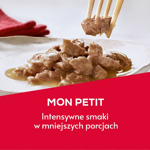 Gourmet Mon Petit Intense Karma dla kotów delikatne kawałki w pysznym sosie 6 x 50 g