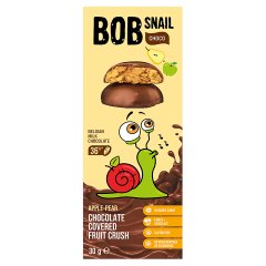 Przekąska Bob Snail b/c jabłko gruszka w belgijskiej czekoladzie 