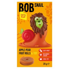 Przekąska Bob Snail b/c jabłko gruszka 20g + zabawka 