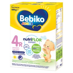 Bebiko Junior 4R Odżywcza formuła na bazie mleka dla małych dzieci powyżej 2. roku życia 600 g