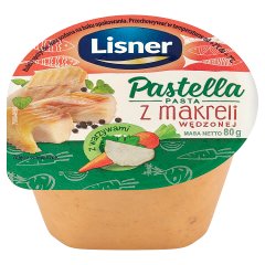 Lisner Pastella Pasta z makreli wędzonej z warzywami 80 g