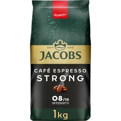 Jacobs Cafè Espresso Strong Kawa ziarnista palona 1000 g