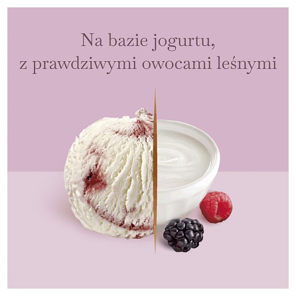 Carte D'Or Les Desserts Lody z jogurtem sosem z owoców leśnych i kawałkami owoców leśnych 825 ml