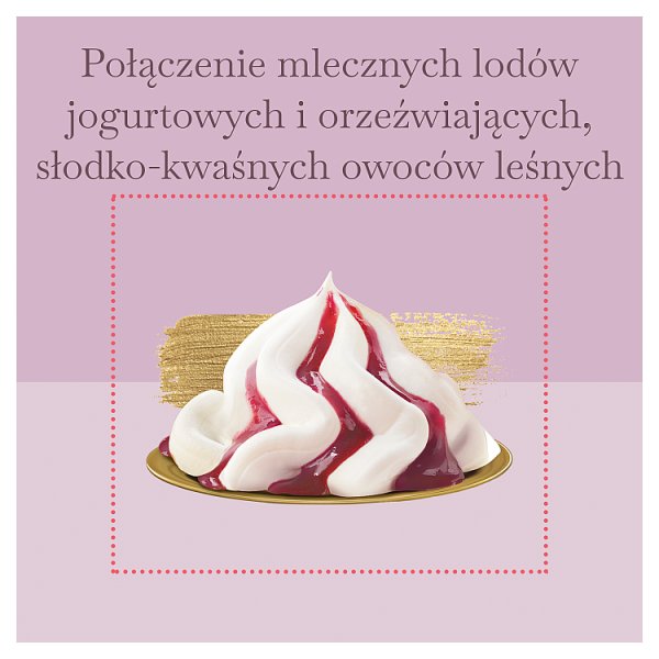 Carte D'Or Les Desserts Lody z jogurtem sosem z owoców leśnych i kawałkami owoców leśnych 825 ml