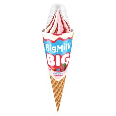 Big Milk Big Lody smak wanilia & truskawka 140 ml