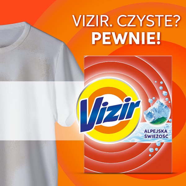 Vizir Proszek Do Prania, Alpine Fresh, 1.1 kg, 20 Prań