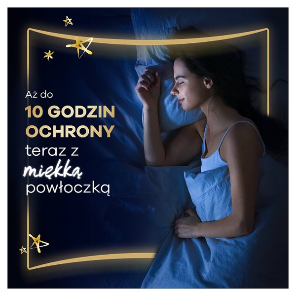 Always Podpaski Ultra Secure Night (rozmiar 4) Podpaski ze skrzydełkami, x 12]