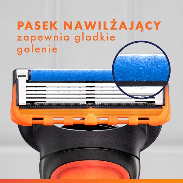 Gillette Fusion5,  Wkłady wymienne do maszynki do golenia z 5 ostrzami i precyzyjnym trymerem