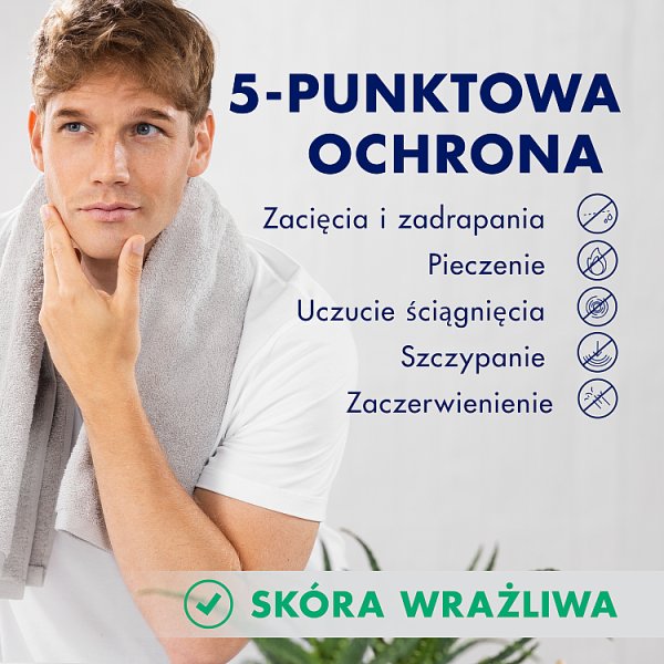 Gillette Series Kojący żel do golenia z aloesem, 200 ml