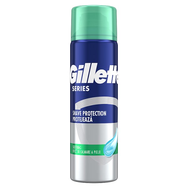 Gillette Series Kojący żel do golenia z aloesem, 200 ml