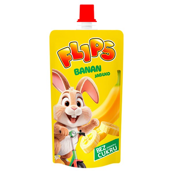 Flips Mus banan jabłko 100 g