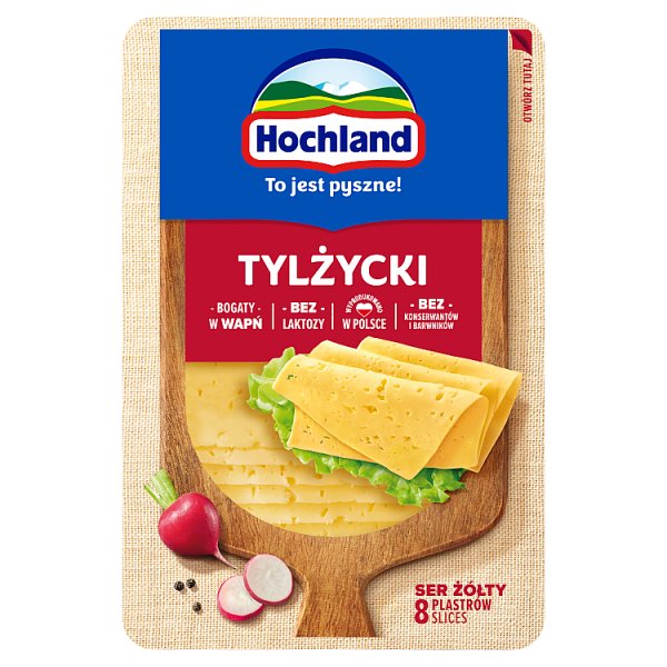 Hochland Ser żółty tylżycki w plastrach 135 g