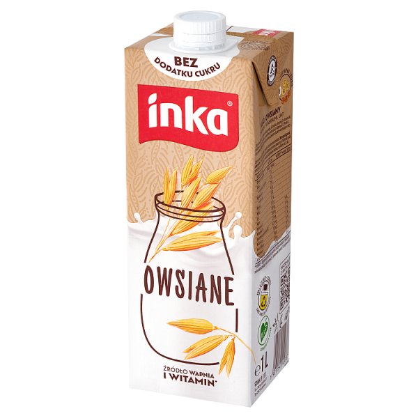 Inka Napój owsiany z wapniem i witaminami 1 l