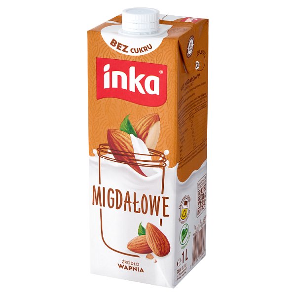 Inka Napój migdałowy z wapniem 1 l