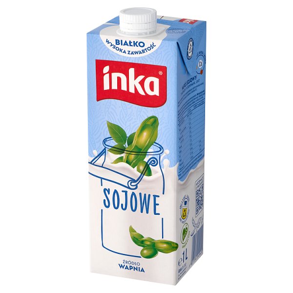 Inka Napój sojowy z wapniem i witaminami 1 l
