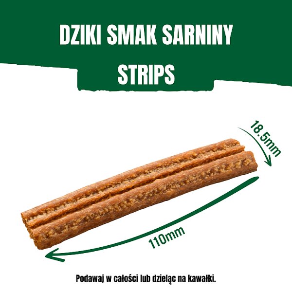 Purina AdVENTuROS Strips Uzupełniająca karma dla dorosłych psów smak sarniny 90 g