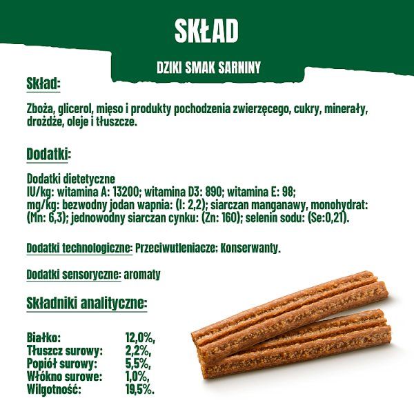 Purina AdVENTuROS Strips Uzupełniająca karma dla dorosłych psów smak sarniny 90 g