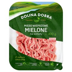 Dolina Dobra Mięso wieprzowe mielone na kotlety 400 g
