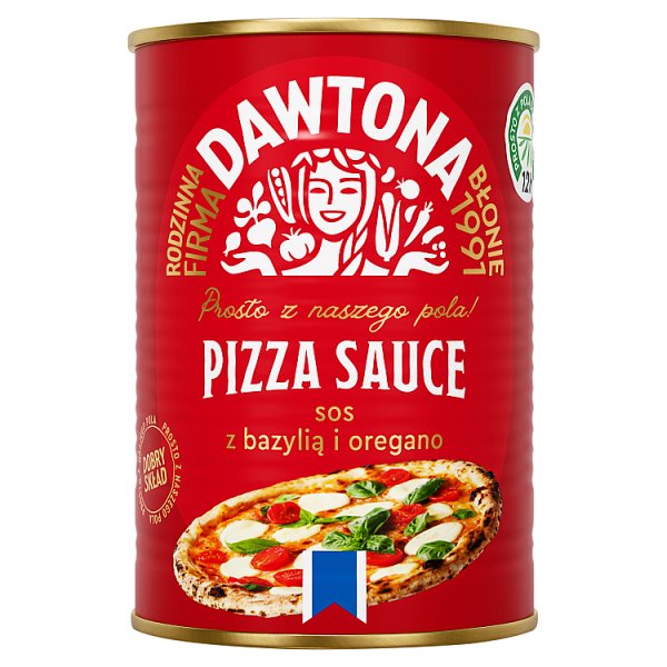 Dawtona Sos do pizzy z bazylią i oregano 400 g