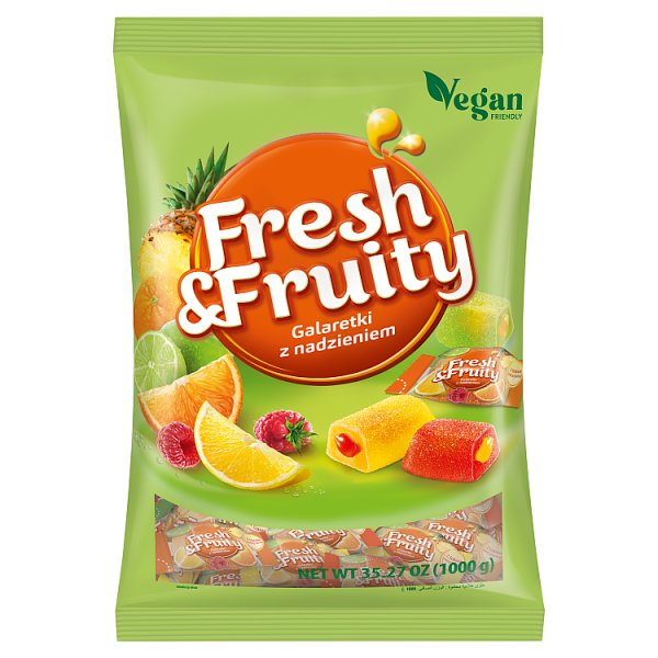 Fresh &amp; Fruity Galaretki z nadzieniem 1000 g