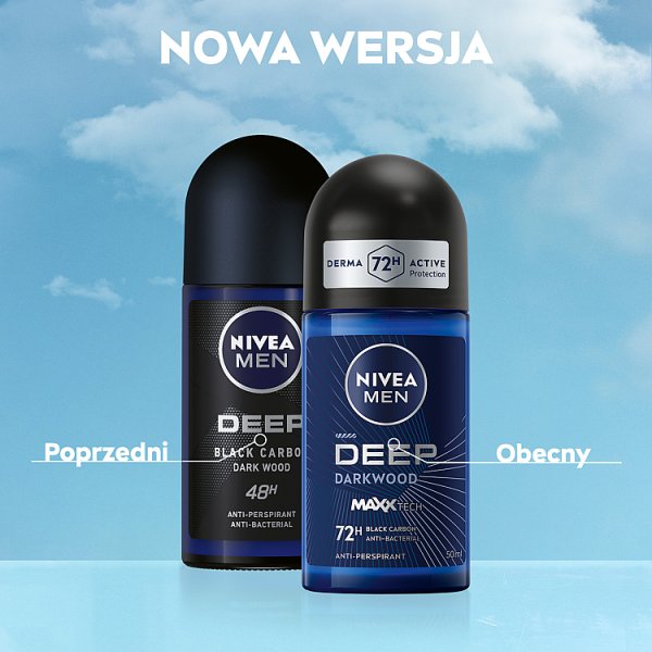 Nivea MEN Deep Antyperspirant DLA Mężczyzn W Kulce 50 ml