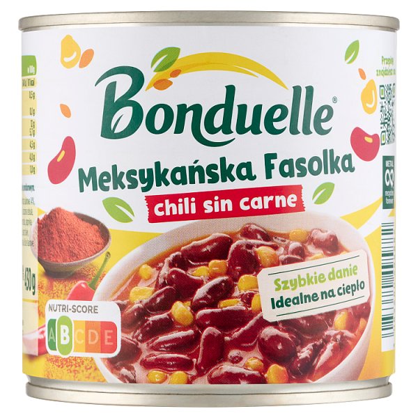 Bonduelle Meksykańskie fasolka chili sin carne 430 g