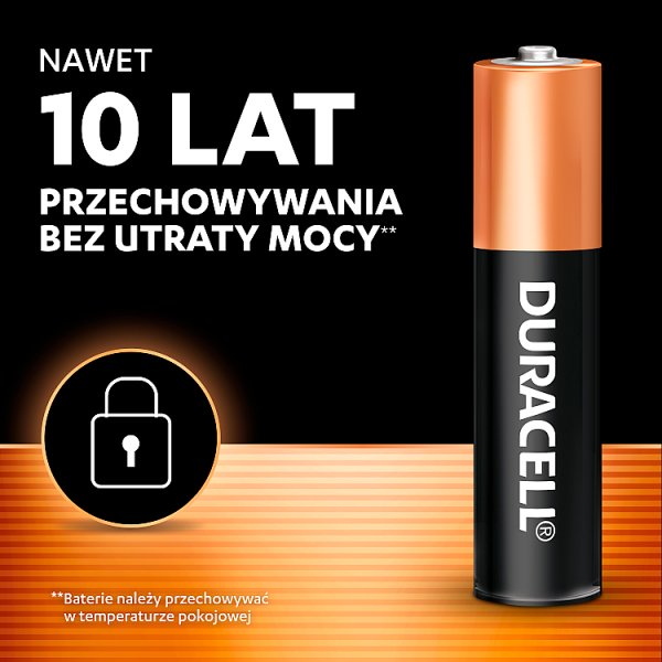Duracell AAA 1.5 V/B Baterie alkaliczne 4 sztuki