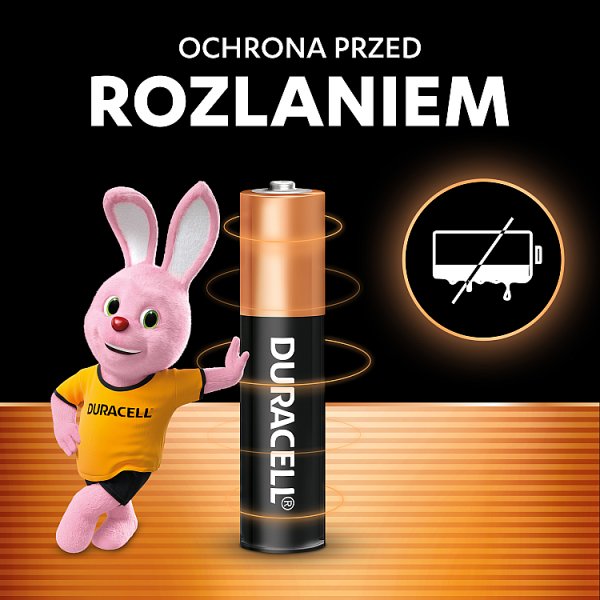Duracell AAA 1.5 V/B Baterie alkaliczne 4 sztuki