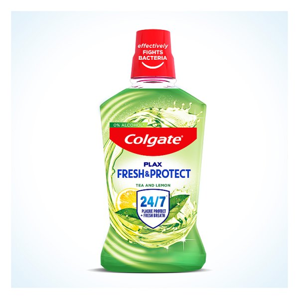 Płyn do płukania jamy ustnej Colgate Plax Herbal Fresh o smaku zielonej herbaty i cytryny