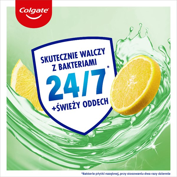 Płyn do płukania jamy ustnej Colgate Plax Herbal Fresh o smaku zielonej herbaty i cytryny