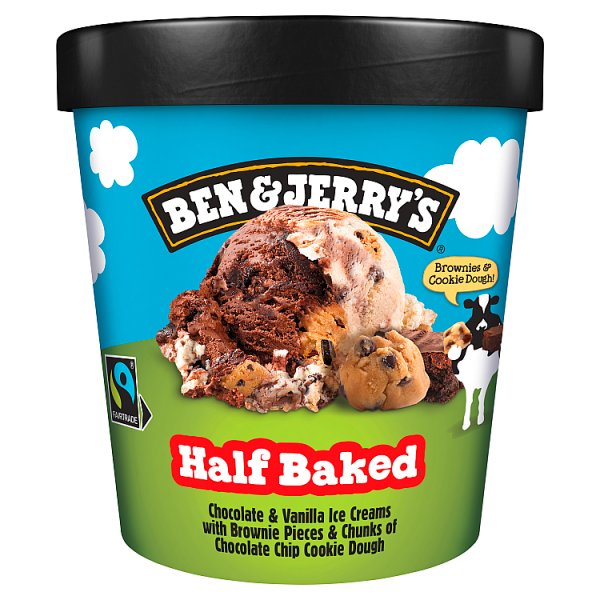 Ben &amp; Jerry's Half Baked Lody 465 ml