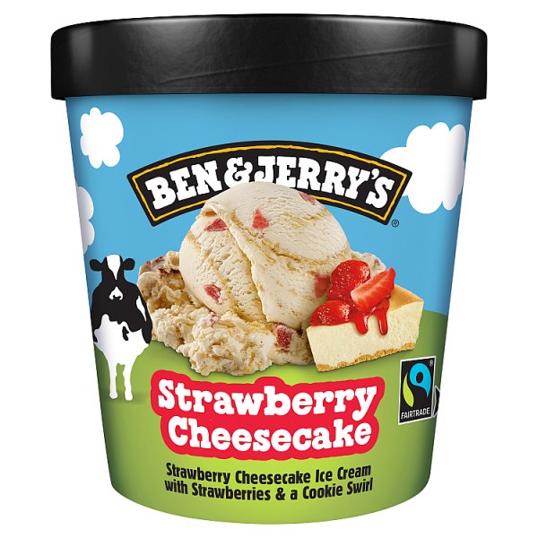 Ben &amp; Jerry's Strawberry Cheesecake Lody 465 ml
