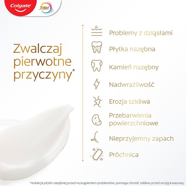 Colgate Total Original multiochronna pasta do zębów z fluorem, miętowa 75 ml
