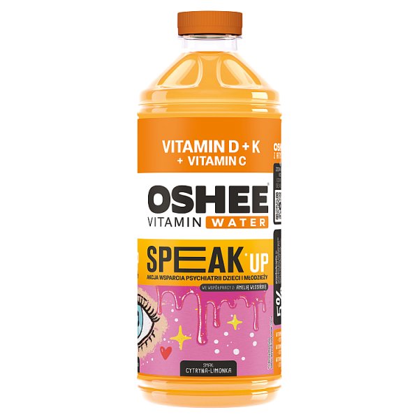 Napój wit Oshee Vitamin Water smak cytryna-limonka d+k +kaucja 0,50 zł 