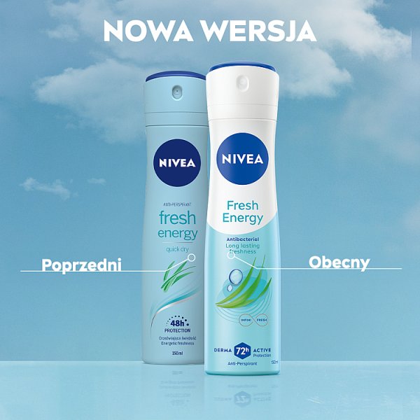 Nivea Fresh Energy Antyperspirant W Spray'u 150 ml