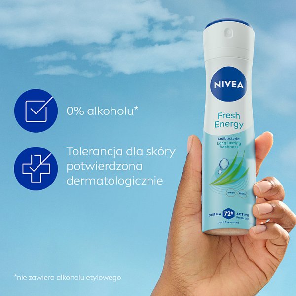 Nivea Fresh Energy Antyperspirant W Spray'u 150 ml