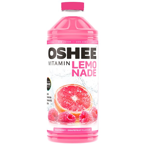 Napój wit Oshee ngaz Vitamin lemonade malina-grejpfr + kaucja 0,50 zł. 