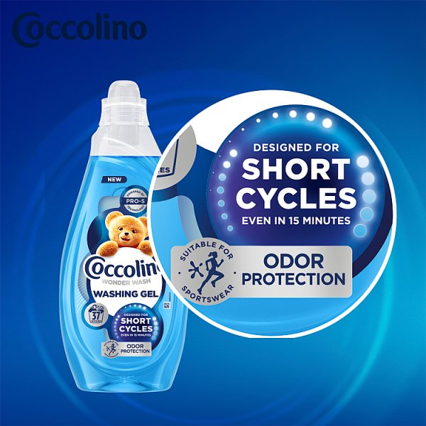 Coccolino Wonder Wash Odor Protection Żel do prania 1480 ml (37 prań)