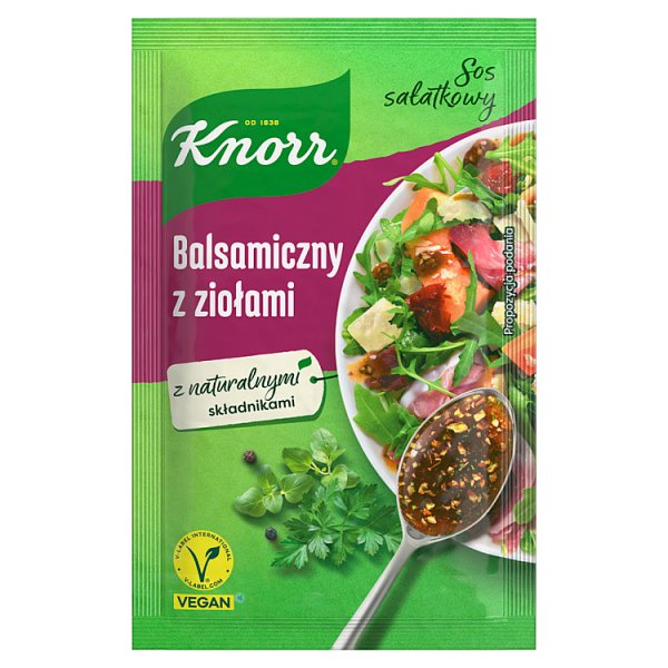 Knorr Sos sałatkowy balsamiczny z ziołami 11 g