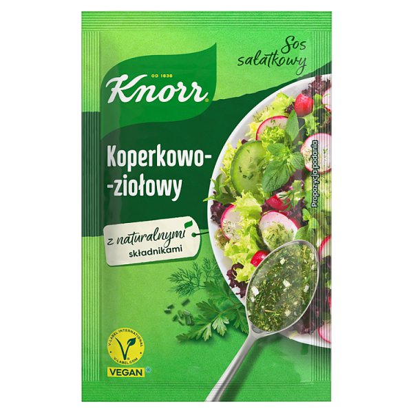 Knorr Sos sałatkowy koperkowo-ziołowy 9 g